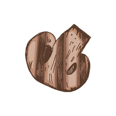 Organic food. Hand-drawn colored vector sketch of grilled champignon. Doodle vintage illustration. Decorations for menu of cafes. Engraved image.