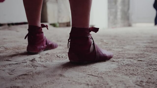 Roman Sandals in the Arena
