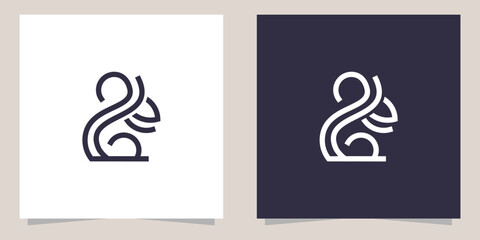squirrel logo design vector © Sejivva_STD