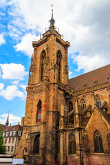 St. Martin's collegiate church in Colmar, Alsace, France
