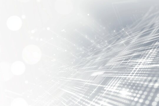 Immerse yourself in the futuristic allure of a light gray abstract technology background, designed to inspire and elevate background wallpapers, web banners, and themes with its sleek and modern aesth