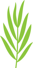 Tarragon  logo. Isolated tarragon  on white background