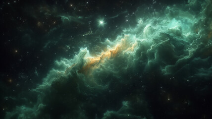 Fototapeta premium Green chaos.