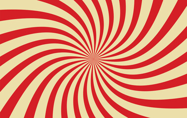 red abstract rays sunburst background vintage retro