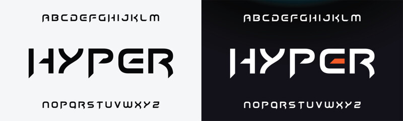 Abstract modern urban alphabet fonts. Typography sport, simple, technology, fashion, digital, future creative logo font. vector illustration