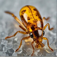 Fungus gnat (mycetophilidae) imprisoned in baltic amber