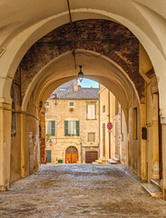 Jesi, Italy - one of the most tipycal villages of Marche region, Jesi displays a number of...