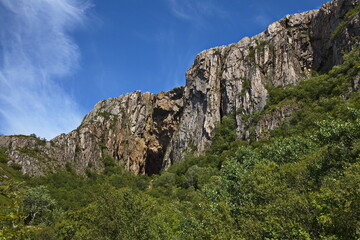 Mountain Torghatten in Norway, Europe 
