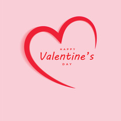 happy valentines day celebration background design