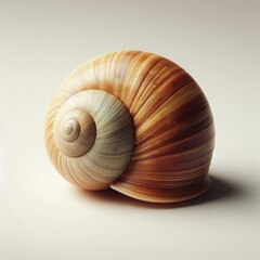 snail on white background
