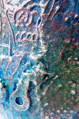 Abstract media mix background. Feature photo. Shallow depth of field.