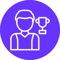 Athlete Male Icon Style