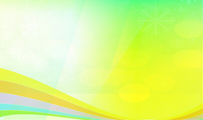 Fototapeta na wymiar Yellow, green background banner perfect for Party, Anniversary, Birthdays, and various design works