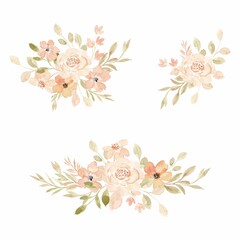 Watercolor Floral Arrangement Collection