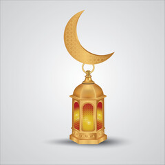 Eid Mubarak . Ramadan islamic lantern (fanous) isolated on white background.
Arabic decoration lamp png or Arabic decoration lamp border or poster design element.