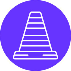 Traffic Cone Icon Style