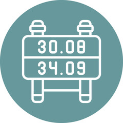 Scoreboard Icon Style