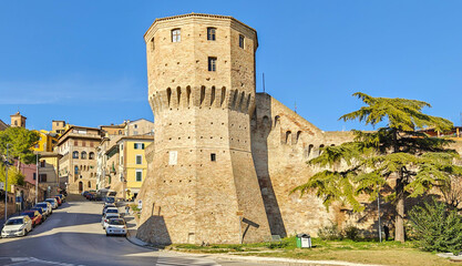 Jesi, Italy - one of the most tipycal villages of Marche region, Jesi displays an impressive...
