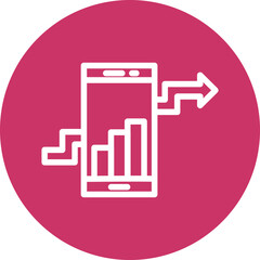 Mobile Analytics Icon Style