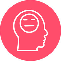 Calm Emotion Icon Style