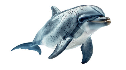 Fototapeta premium dolphin isolated on white background