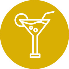 Cocktails Icon Style