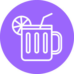 Drinking Icon Style