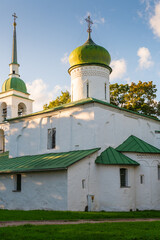 Fototapeta na wymiar Pskov, Russia, September 6, 2023. Temple of Anastasia the Pattern Maker.