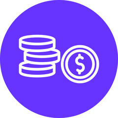 Coin Icon Style