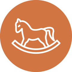 Toy Horse Icon Style