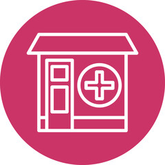 Medical Store Icon Style