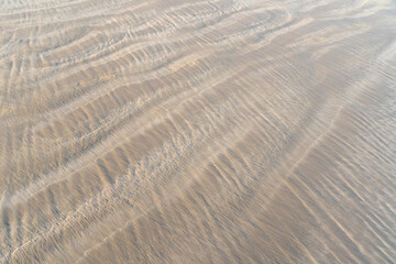 Sand Texture Background, Sandy Beach Pattern, Beige Ocean Dune Wallpaper, Wet Beach