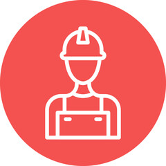Builder Male Icon Style