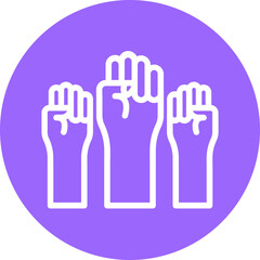 Obraz premium Democracy Icon Style