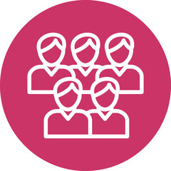 Crowd Icon Style