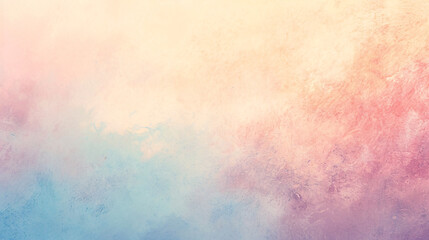 A gentle watercolor wash background with a dreamy blend of pastel pink and blue hues, creating a soft, artistic canvas.