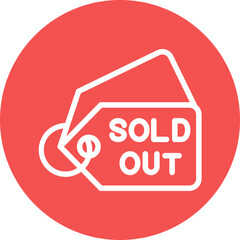 Sold Out Icon Style