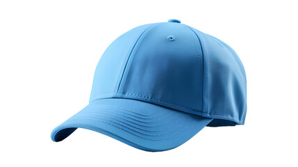 Blue baseball cap, blue cap, blue sports cap, isolated, transparent PNG Background