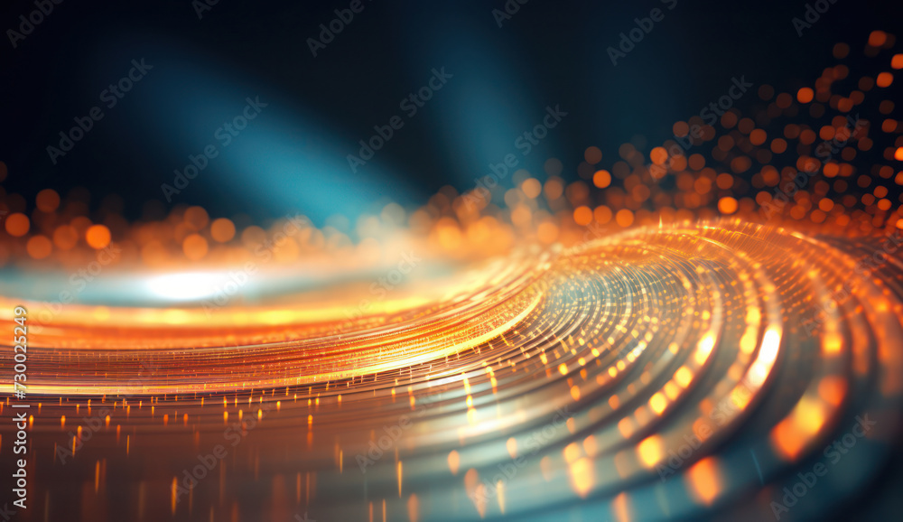 Poster science of abstract glow: illuminating the technological connection