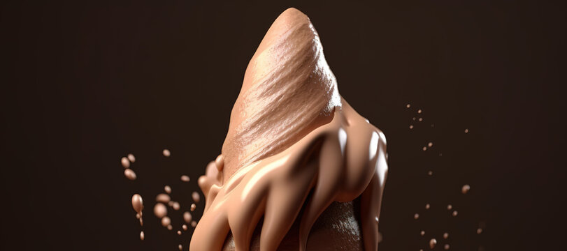 splash of chocolate milk ice cream 44