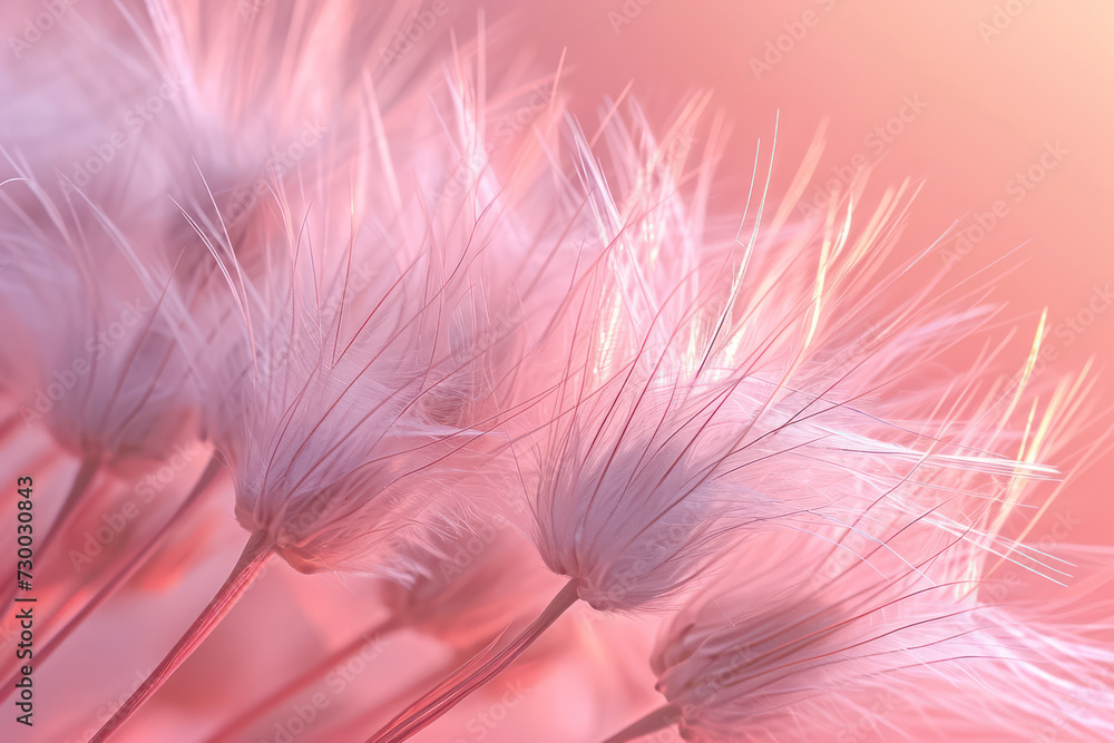 Poster soft and abstract light: delicate pastel pattern of a white flower in macro closeup