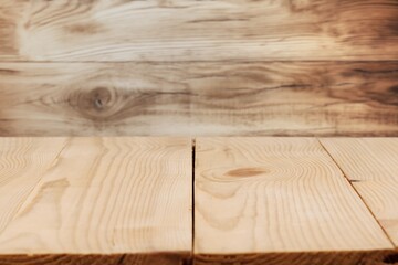 wooden table template with wooden background, desk mock-up