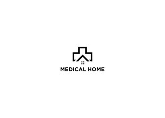 Obraz premium letter a medical home logo, design, Vector, illustration, Creative icon, template