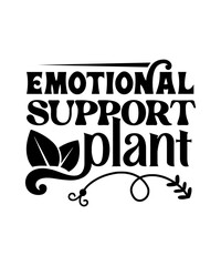 emotional support plant svg