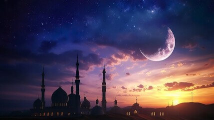 Ramadan Kareem Timing Calendar If-tar Sehri If-tar - obrazy, fototapety, plakaty