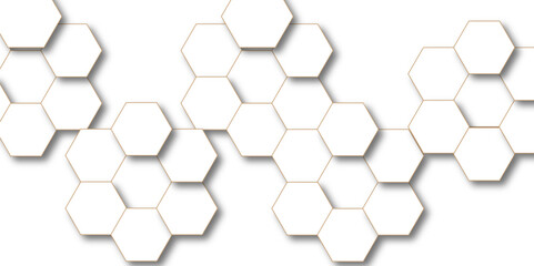 Abstract background with hexagons Abstract hexagon polygonal pattern background vector. seamless bright white abstract honeycomb background.	
