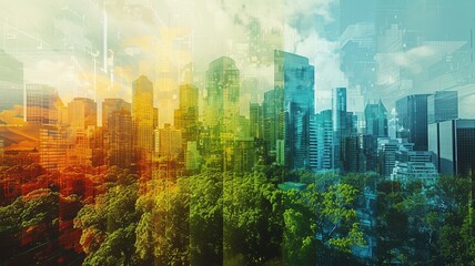 Eco-Friendly Rooftop: Greenery Meets Solar Panels

