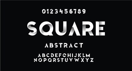Twisted Font Vector design. Typeface for title header promo. Creative alphabet. Logo monogram ABC letters. - obrazy, fototapety, plakaty