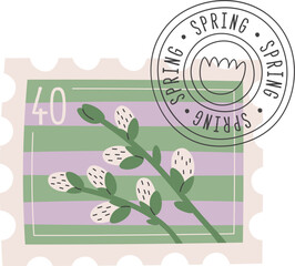 Stamp With Flowers