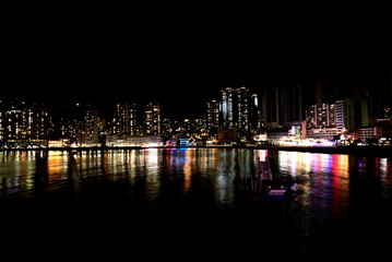 Songdo, Busan, night view of the sea